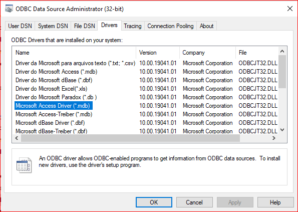 Drivers in Fresh copy of Windows 10 x64