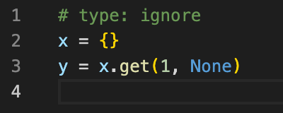 type ignore python file