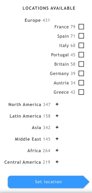 Location filtering