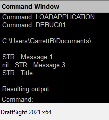 Command Window's Display Output