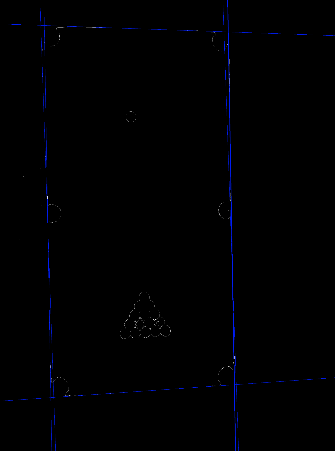 Outline with Hough Transform