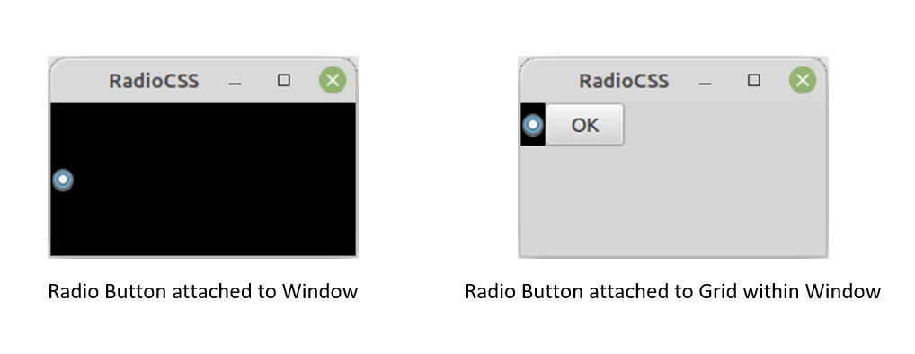 Radio button contrast