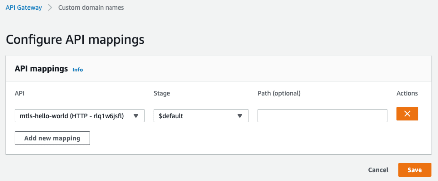 API Mappings