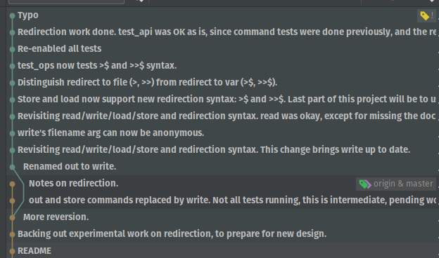 Git log