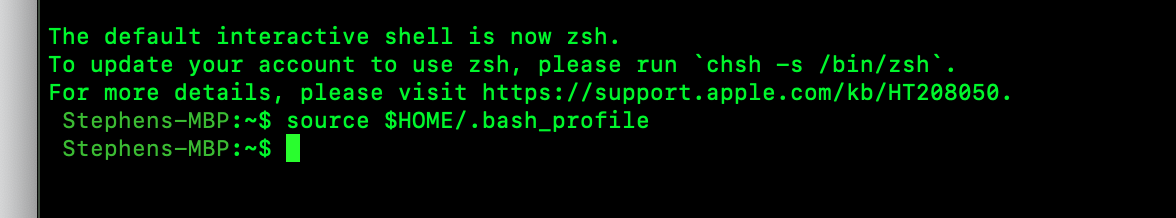 Picture of my bash prompt