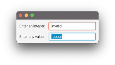 Invalid value without focus