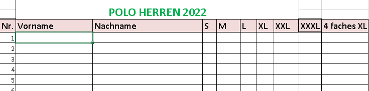 Excel Table 2