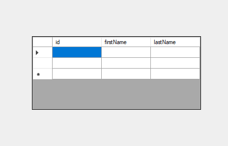 DataViewGrid without the values