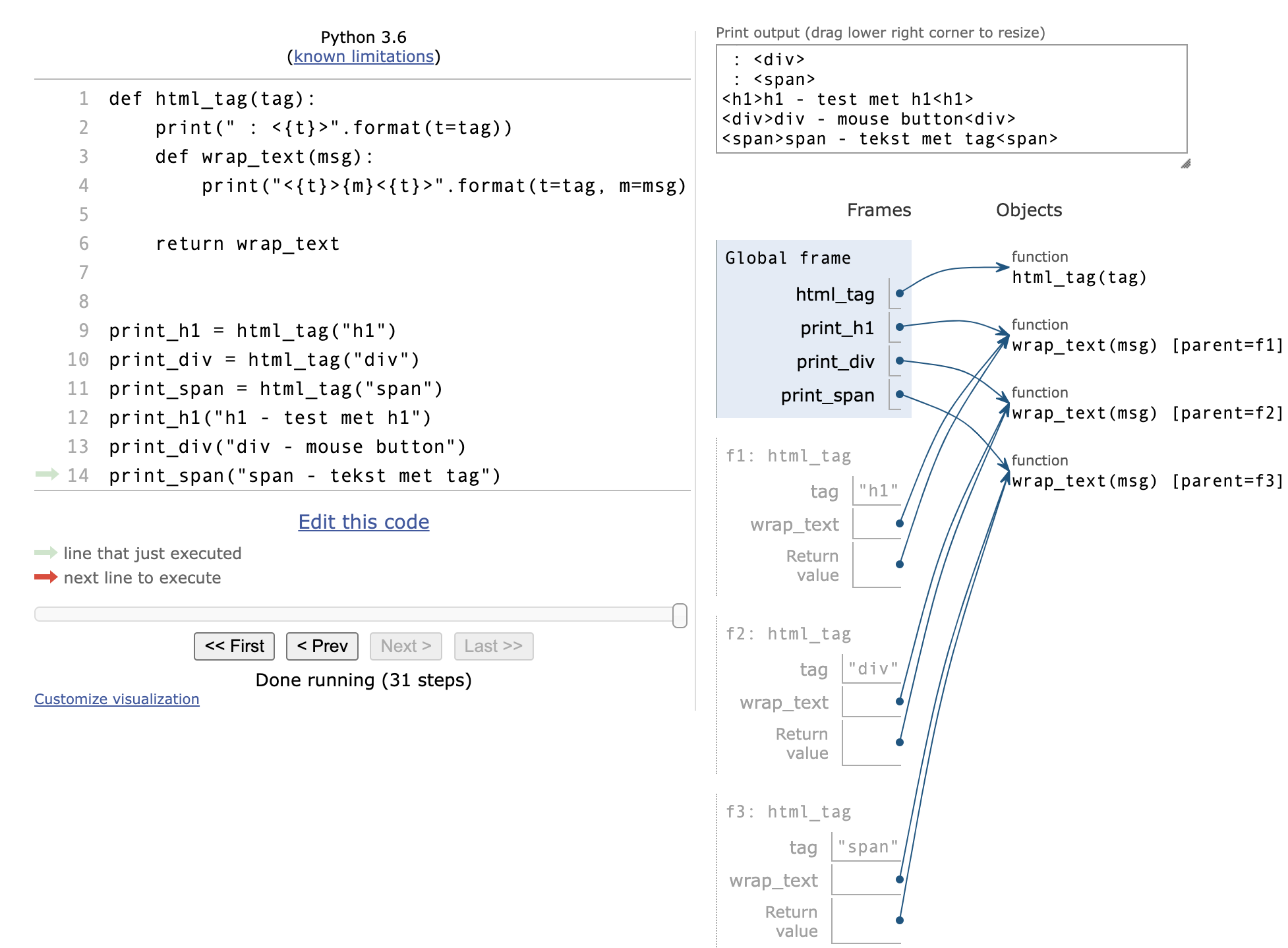 link to the excuted python code