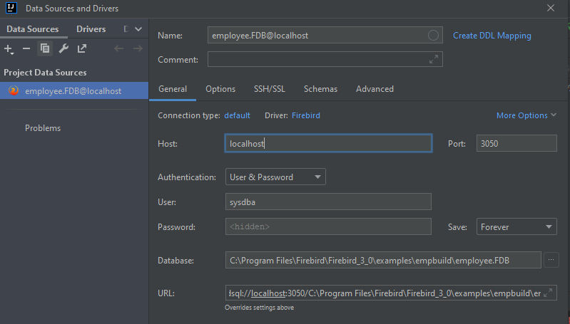 Data Source IntelliJ