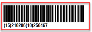 Barcode intended result