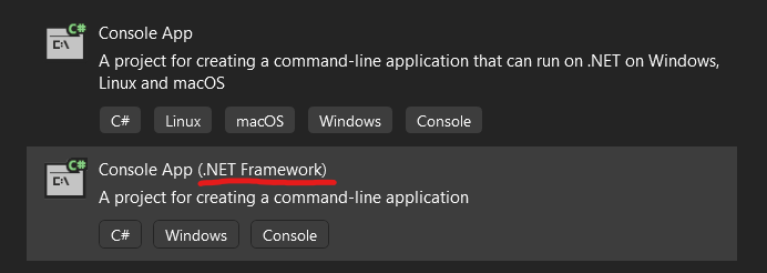 .NET framework