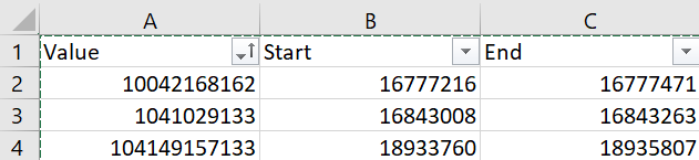 Link to table example