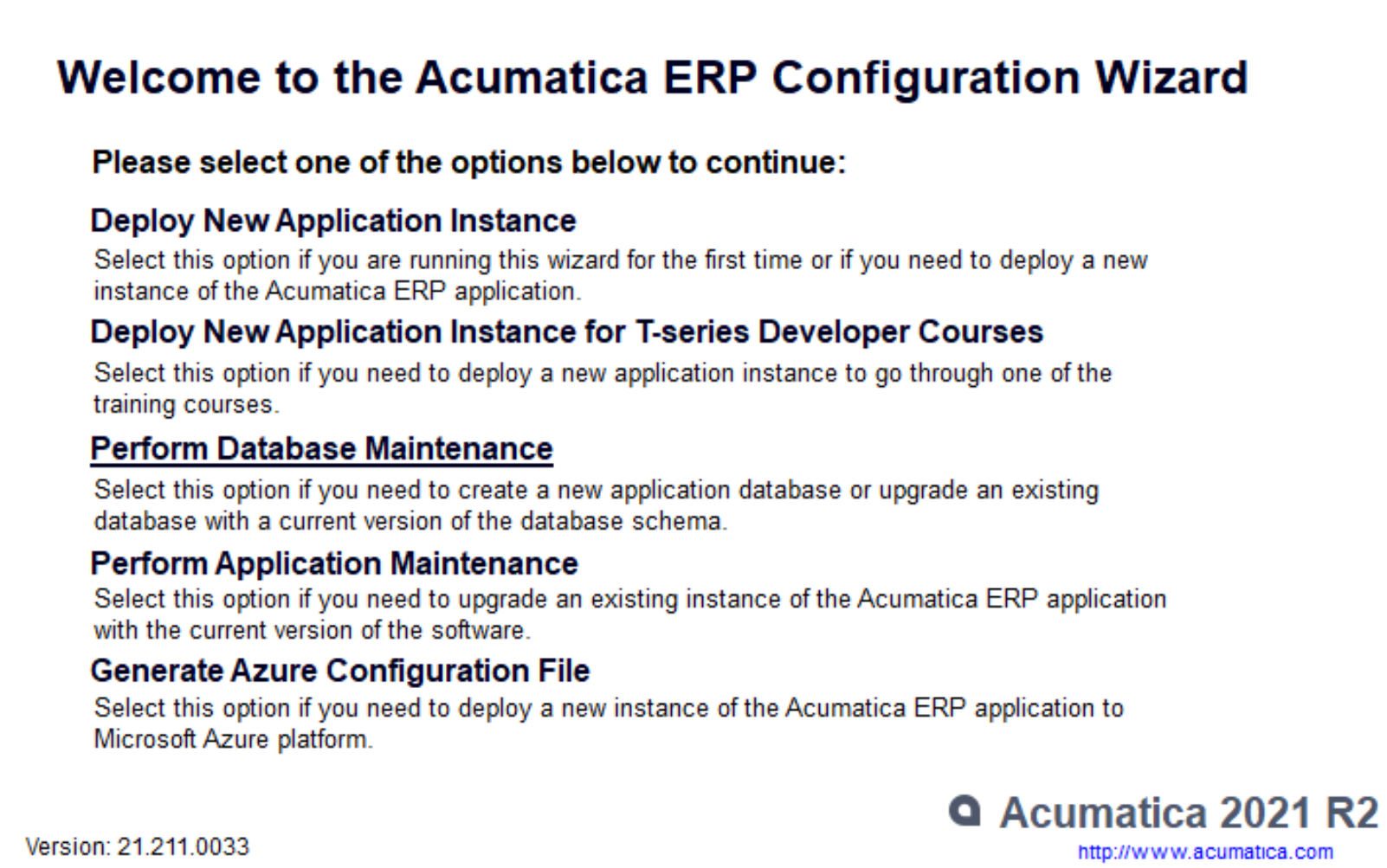 AcConfig