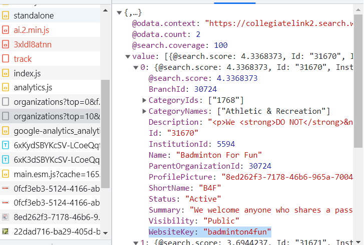 devtools screenshot