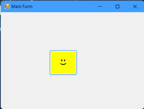 smiley winforms button