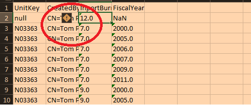 Excel Shows Problems With Cell