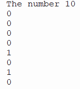 Current output form