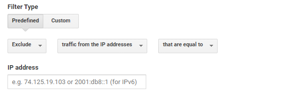 Image for Google Analytics Filter IP address