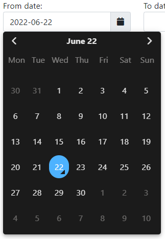 date format controller