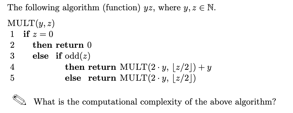 Time complexity