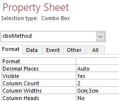 Column Setup