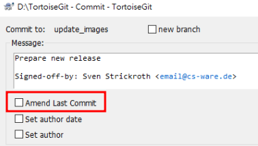 TortoiseGit commit dialog