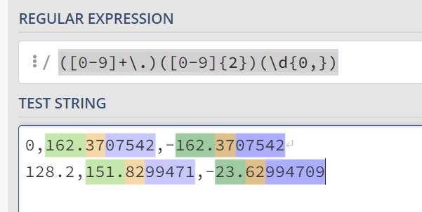 RegEx mapped groups