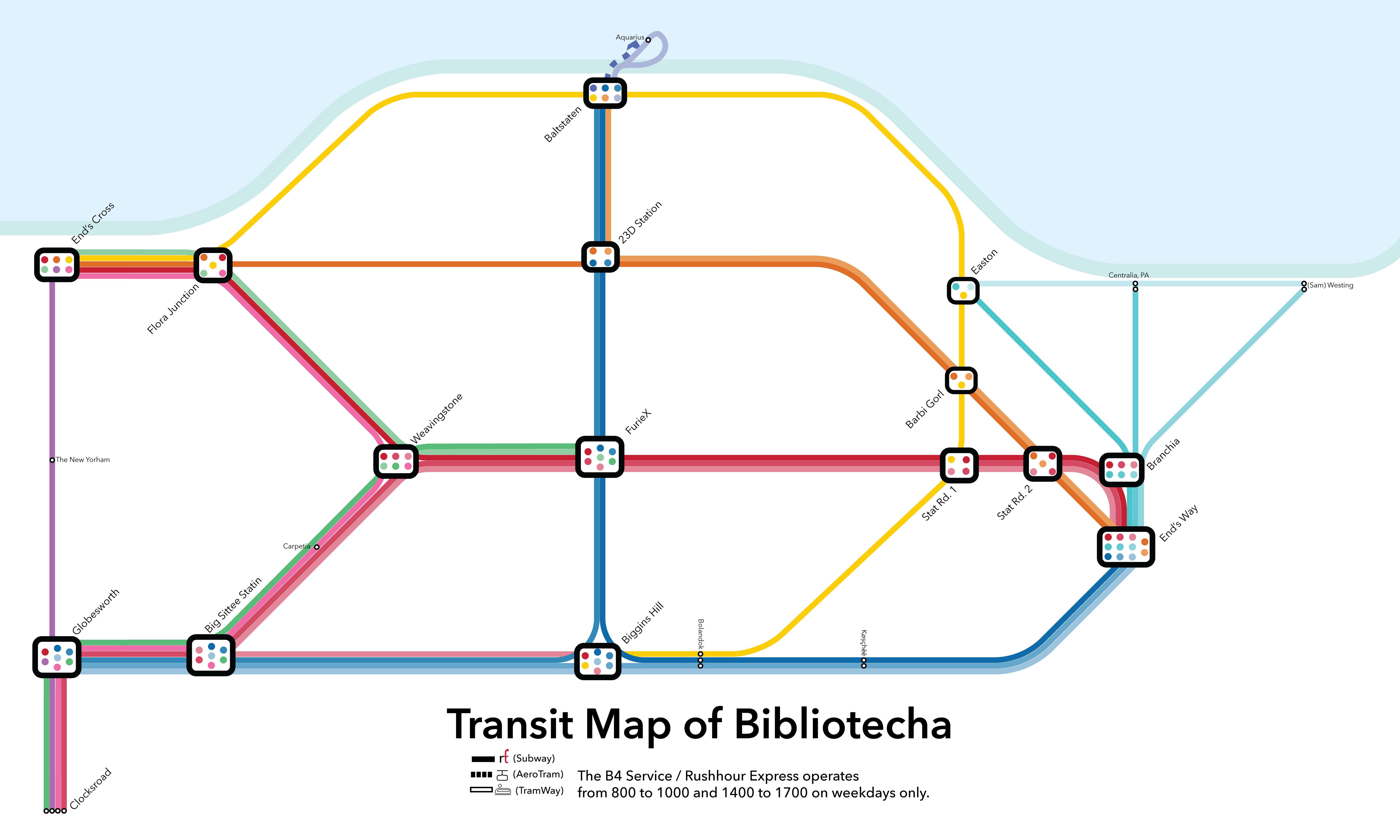 This is a map of the subway I am trying to graph.