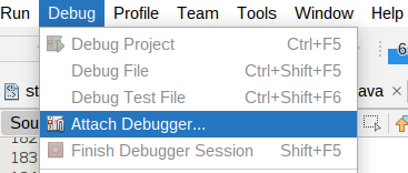 Starting the debugger