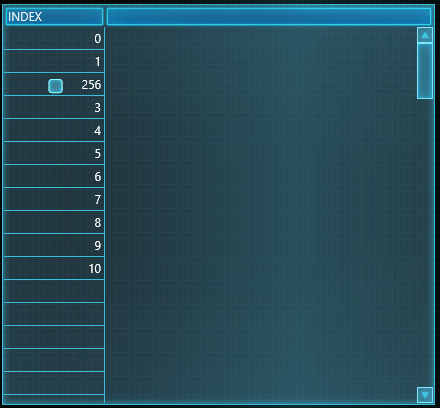 Column value is 256 unchecked