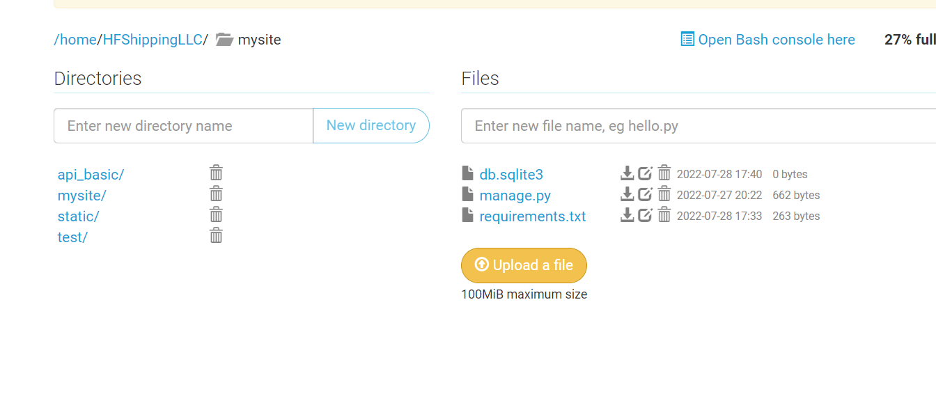 File structure