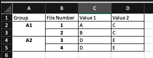 sample table