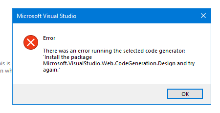 Microsoft.VisualStudio.Web.CodeGeneration.Design