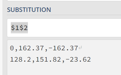 Replacement / Substitution