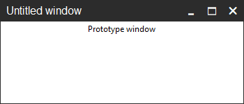 Custom Tkinter window