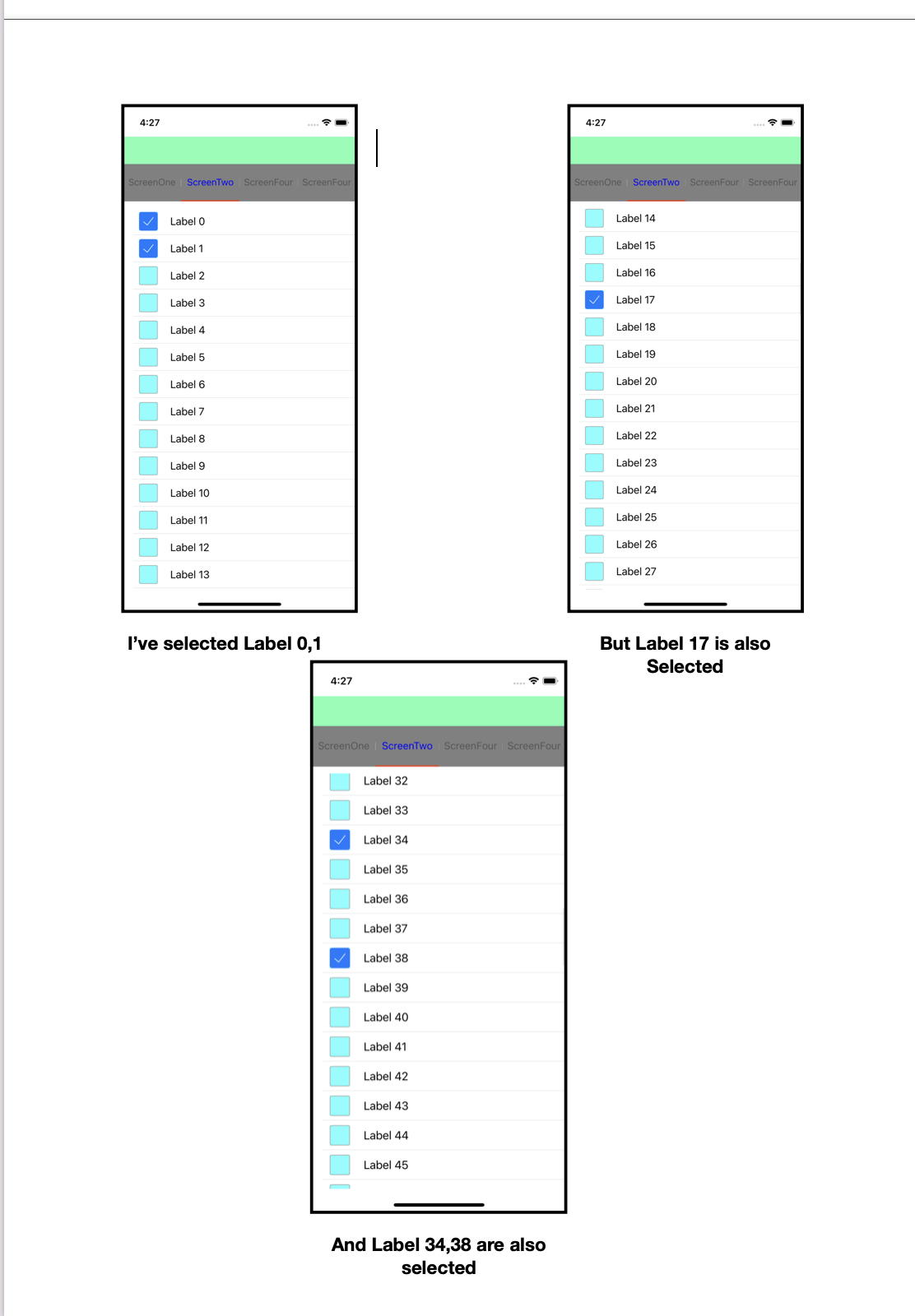 Refer the below image where I've demonstrated the issue