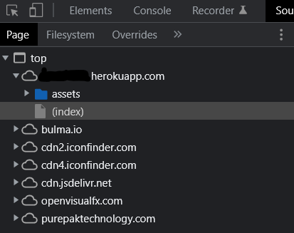 Heroku source files