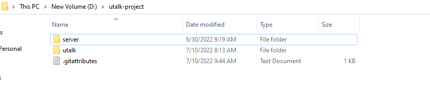 my Project Folder