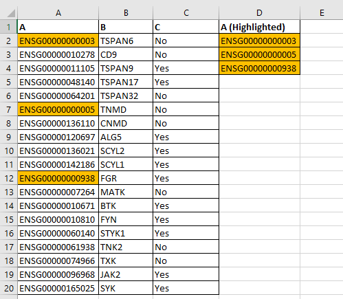 Excel Data File