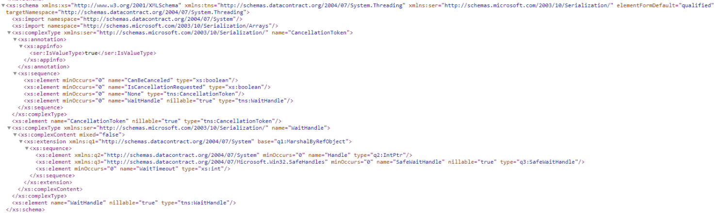 CancellationToken in WSDL