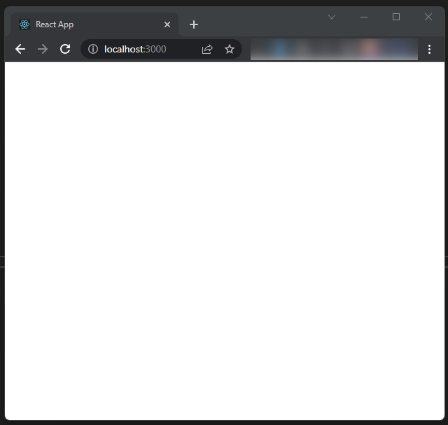 A blank webpage with no content