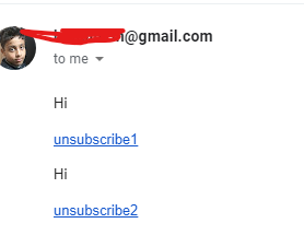 email with hyperlink