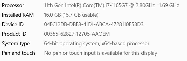 System Configuration