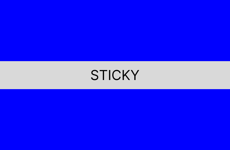 sticky