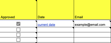 google sheet