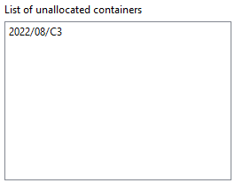 Unallocated List Before Undo