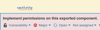 sonarqube warning