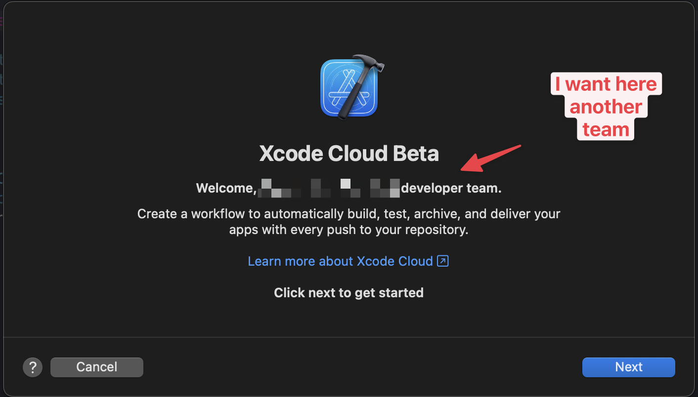 Xcode Cloud Beta