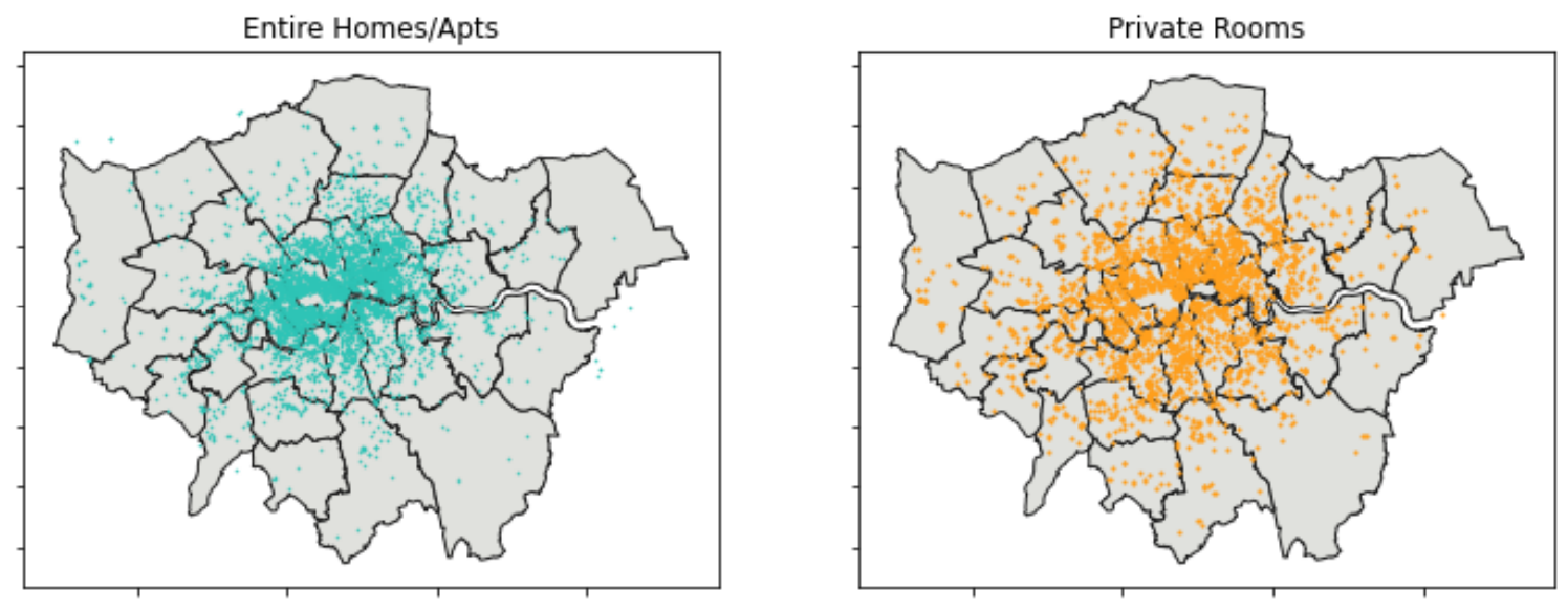 Airbnb Listing Maps